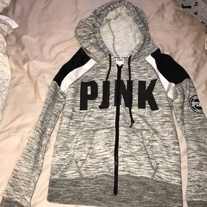 women’s pink / vs zip up